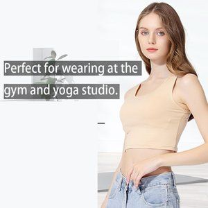 KKP Soft Yellow Crop Top Tank Top NEW!!!